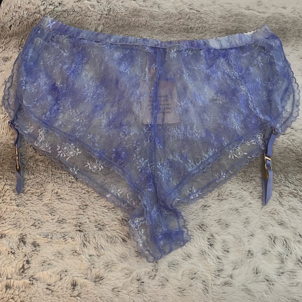 Savage X Fenty -  Watercolor Tie Dye Lace Short with Garter